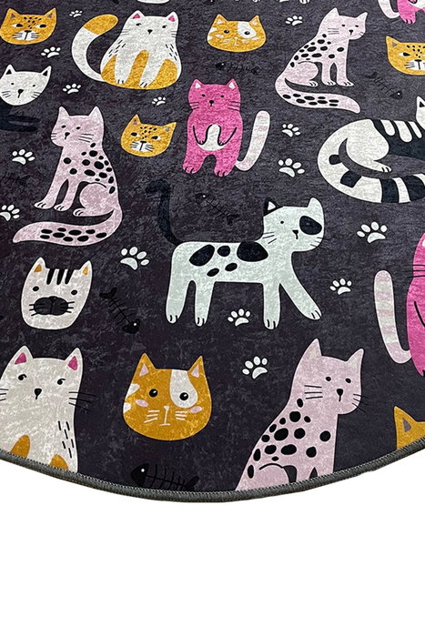 Mijölnir Park Cat Djt Alfombrilla de baño Multicolor 100 cm Mijölnir Park Cat Djt Alfombrilla de baño Multicolor 100 cm